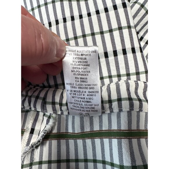 Theory Women's Capri Minimalist Novelty Print Stretchy Dress Pixie Slacks Size 4 - Picture 7 of 10